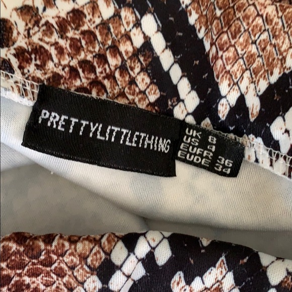 Pretty little thing snake skin skirt - Picture 3 of 3